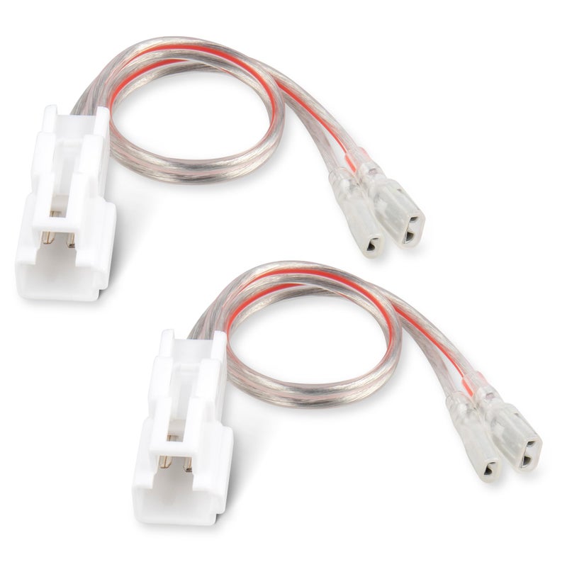RED WOLF Car Door Speaker Wiring Harness for Hyundai 2002-2016 KIA 2003-2010, Toyota Camry Tacoma Corolla 2002-2011, Subaru Outback 2010-2014 Aftermarket Speaker Wire Connector 2 PC - Image 1